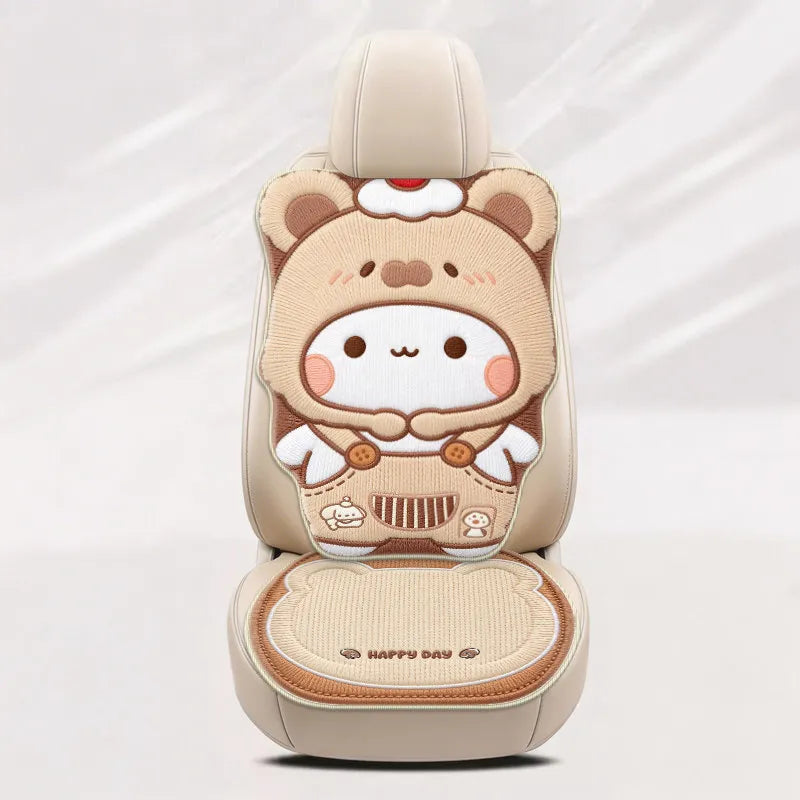 Panda Bubu & Dudu Car Seat Cushion – Cartoon Style Car Seat Cushion HIP