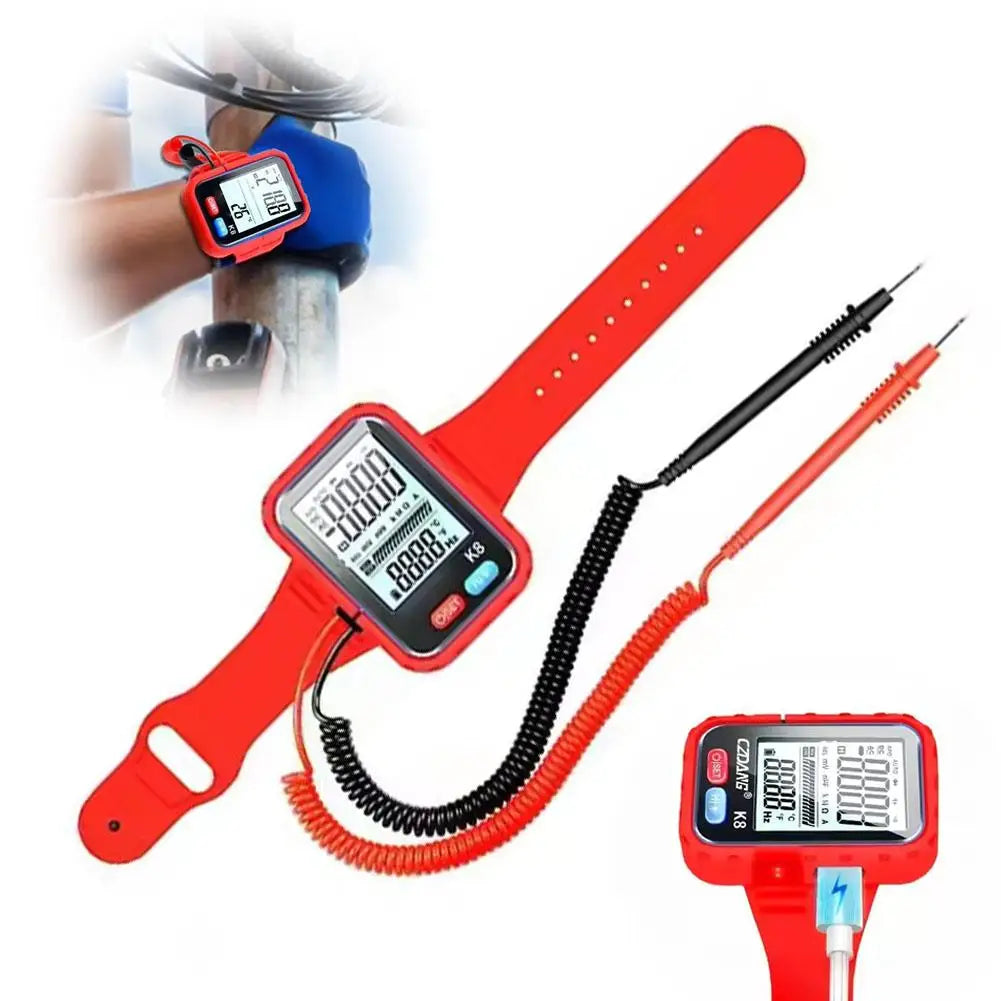 New Lightweight Auto Range Digital Multimeter with NCV Voltage Detection for Home Electrician Repair Capacitance Measurement HIP