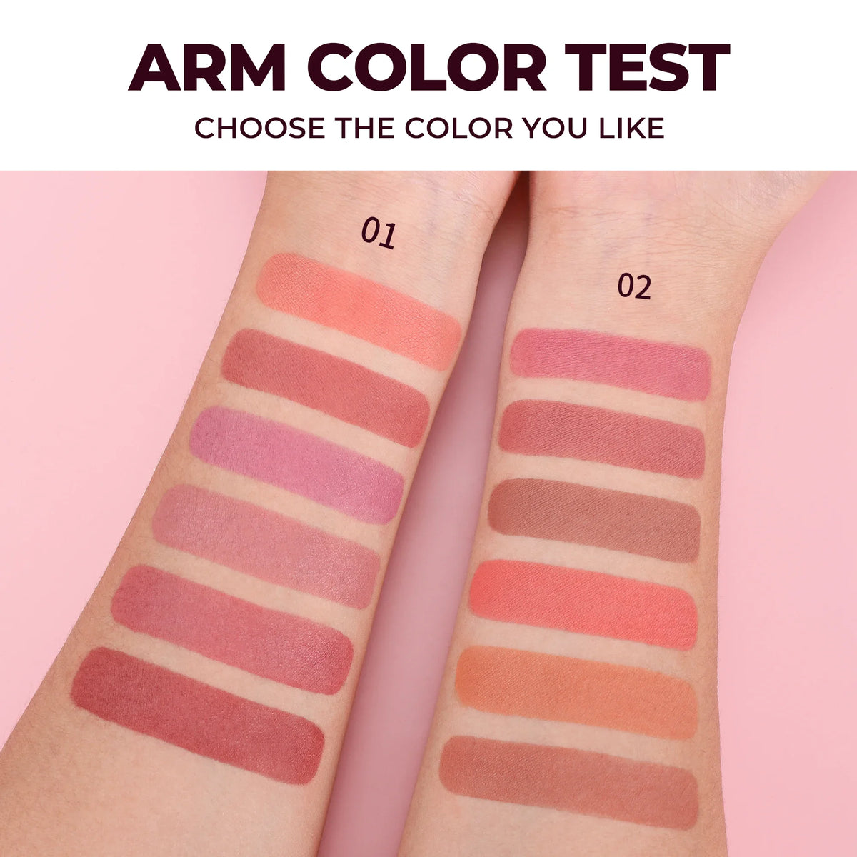 Handaiyan Matte Blush Palette – Contour, Highlight & Blush Powder Blush Palette HIP