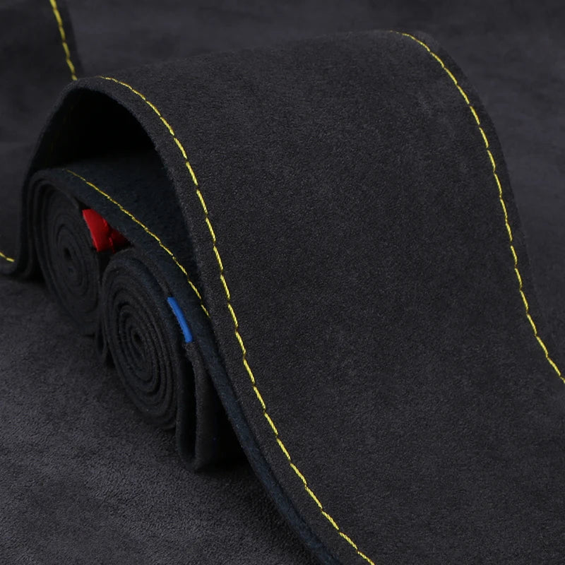 Extra Large Suede Steering Wheel Cover 42–50cm Truck Bus Steering Wheel Cover HIP