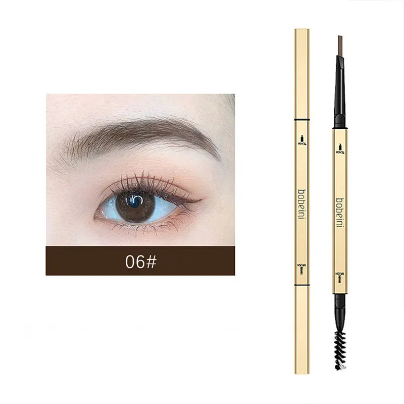 Double-Ended Eyebrow Pencil – Waterproof & Long-Lasting Eyebrow Pencil HIP 0402-06