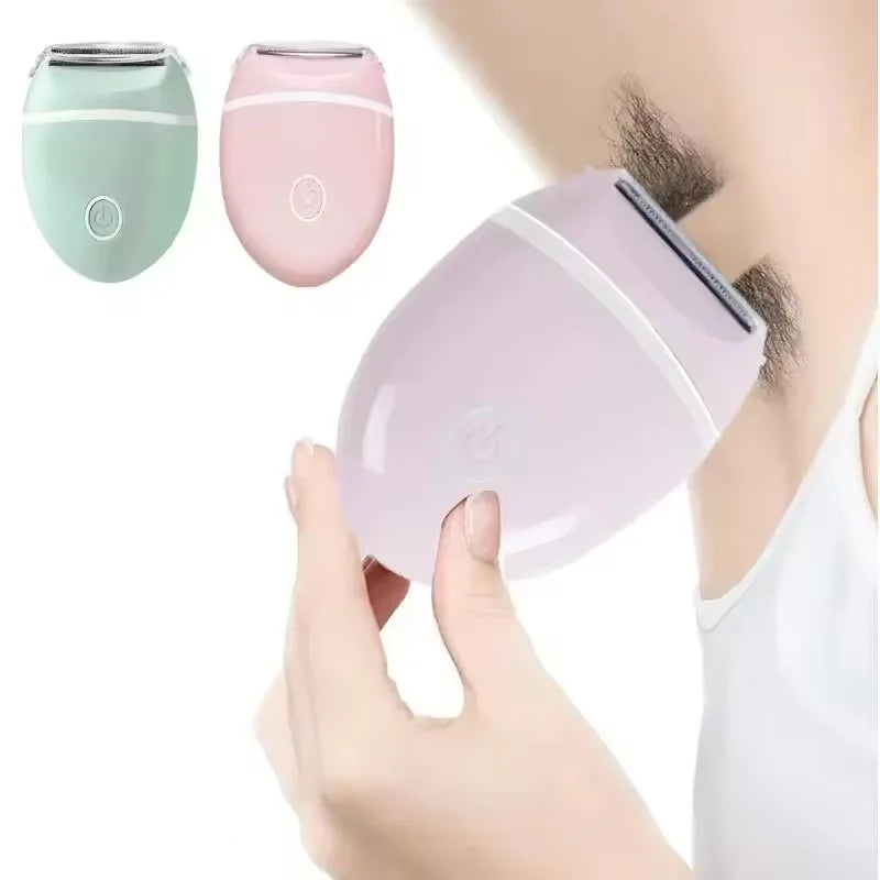 Women's Electric Body Shaver – Stainless Blade, Green & Pink Electric Body Shaver HIP