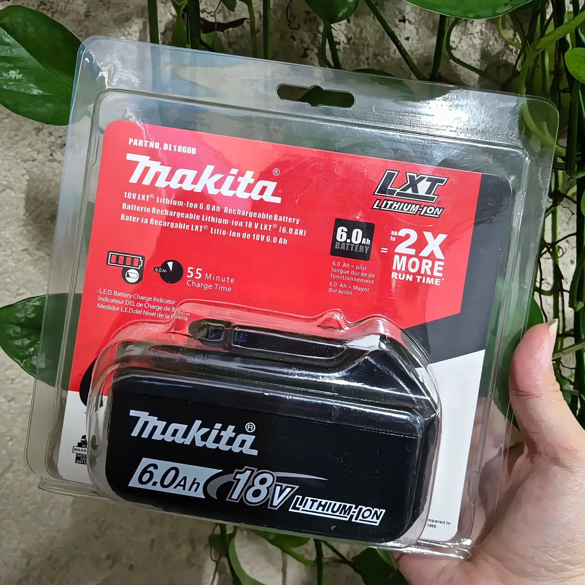 Makita 18V 6.0Ah Li-Ion Battery BL1860 BL1850B BL1830B Compatible Power Tool Battery HIP