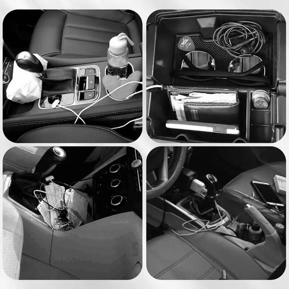PU Leather Car Seat Side Storage Bag & Bottle Holder Car Seat Organizer HIP