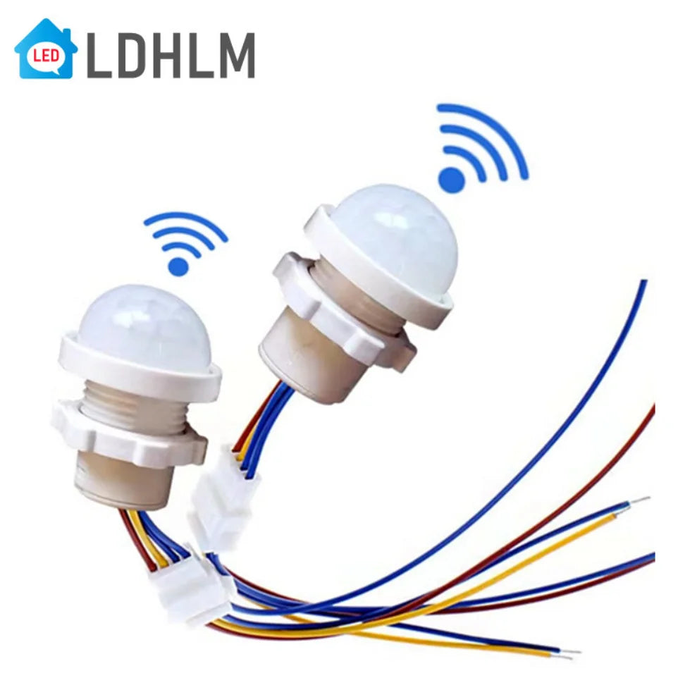 PIR Infrared Motion Sensor Switch 100–240V Auto Light Control Motion Sensor Switch HIP Default Title