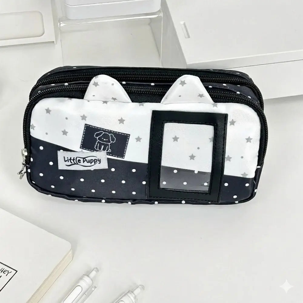 Cat Pencil Case with Photo Window – Large Capacity Pouch Pencil Case HIP