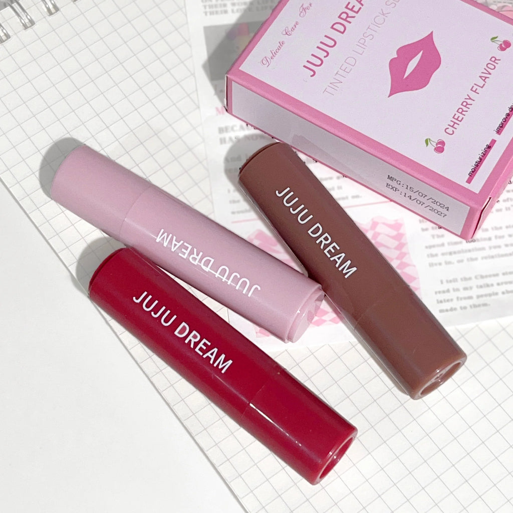 3-Piece Nourishing Lip Set – Moisturizing Balm & Gloss Lip Care Set HIP