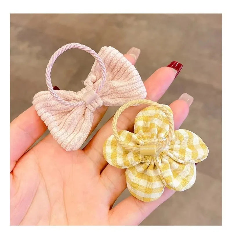 10-Pack Girls' Scrunchies & Elastic Hair Bands – Kids Kids Hair Scrunchies HIP