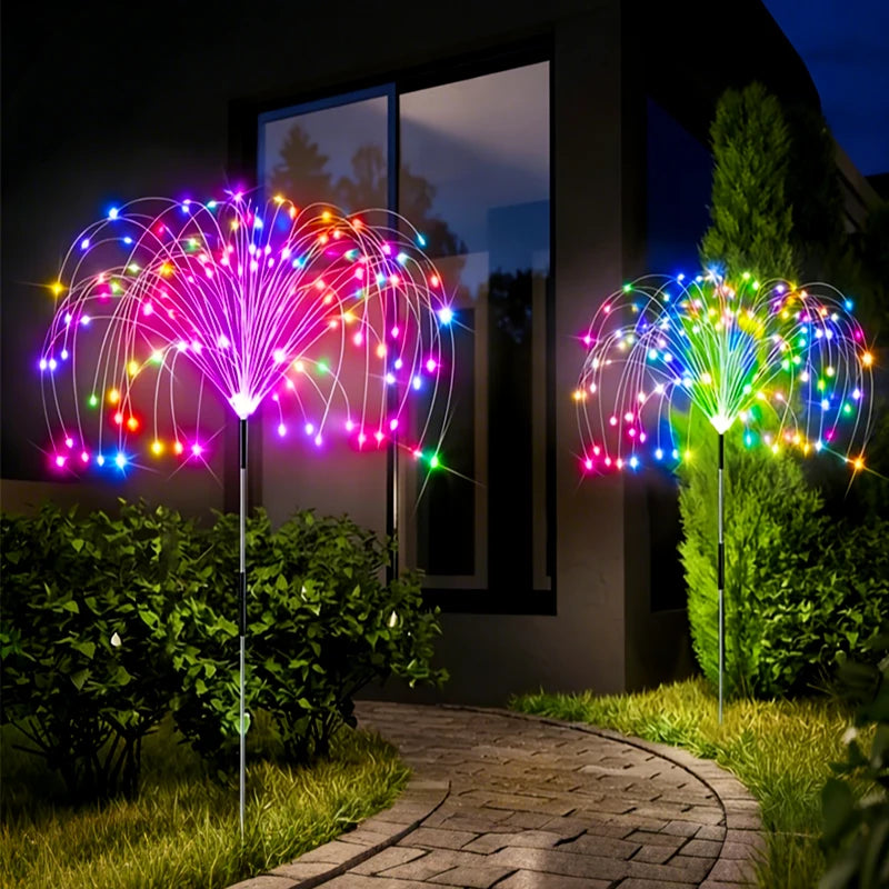 Solar Dandelion Firework Garden Lights – IP65 Waterproof LED Solar Garden Light HIP