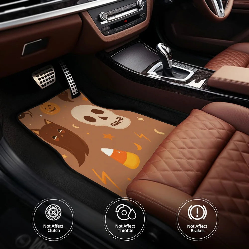 Set of 4 Car Floor Mats – Easy-Clean Synthetic Fiber Car Floor Mats HIP