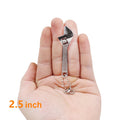 Mini Adjustable Spanner Wrench Set – 2.5" & 4" Portable Mini Adjustable Wrench HIP 2.5inch Silver