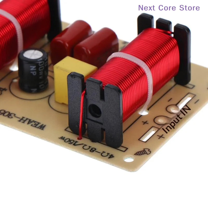 3-Way HiFi Speaker Crossover Filter 150W – Treble Mid Bass Speaker Crossover Filter HIP