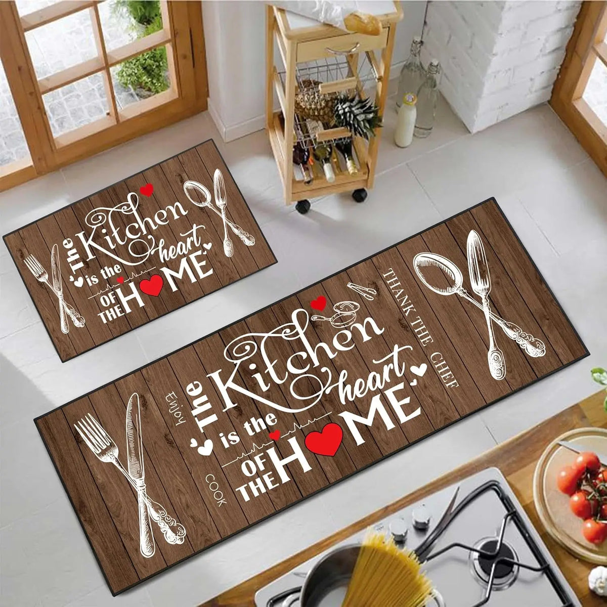 American Retro Kitchen Runner Rug – Absorbent Floor Mat Kitchen Runner Rug HIP