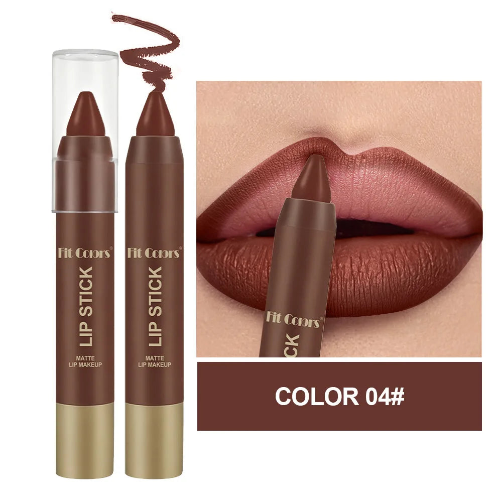 Fit Colors Velvet Matte Lip Liner Pen – 6 Chocolate Shades Matte Lip Liner Pen HIP 04 Full Size