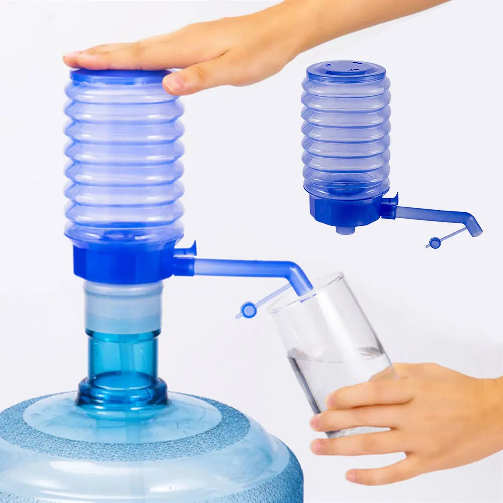 Portable Bottled Drinking Water Hand Press Removable Tube Innovative Vacuum Action Manual Pump Dispenser Juice Dispenser HIP