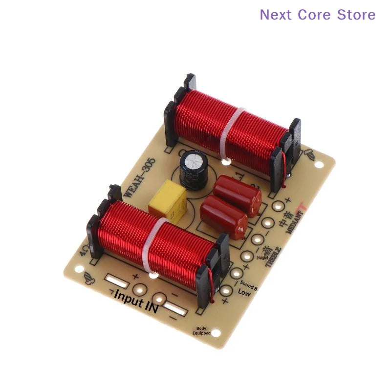3-Way HiFi Speaker Crossover Filter 150W – Treble Mid Bass Speaker Crossover Filter HIP