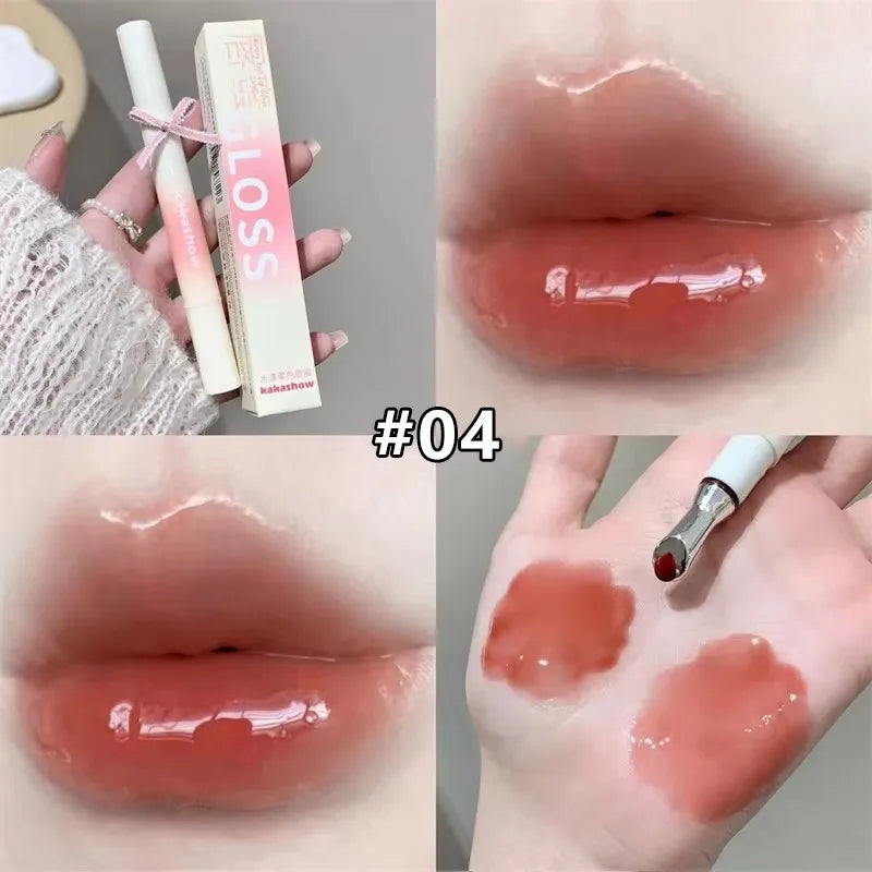 Metal Head Ice Diamond Essence Lip Tint Mirror Water Light Glass Lip Gloss Reduce Lip Wrinkles Moisturizer Lips Pluming Care HIP 04 1