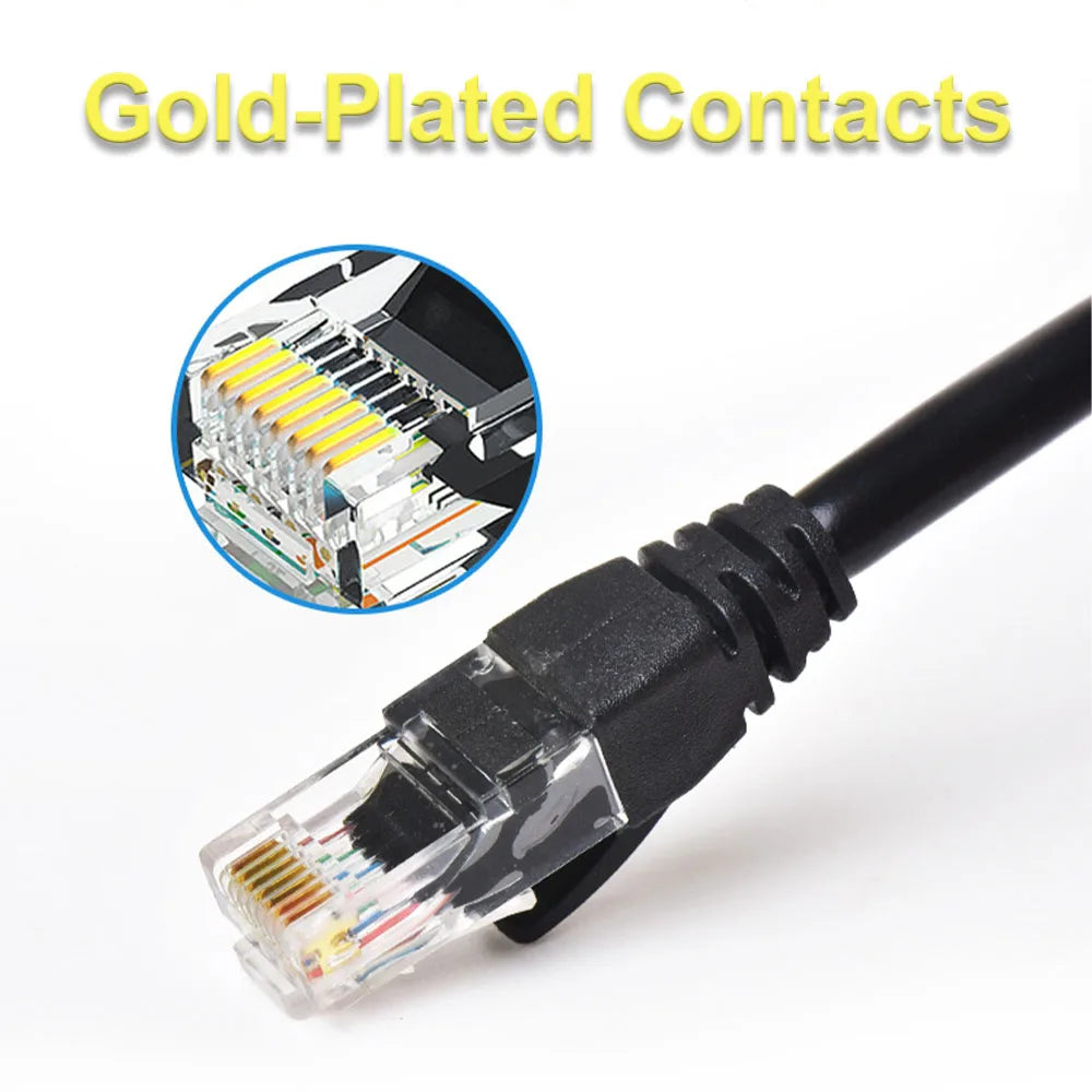 Cat6 RJ45 Ethernet Cable 1000Mbps Gigabit – 0.5M to 10M Ethernet Network Cable HIP