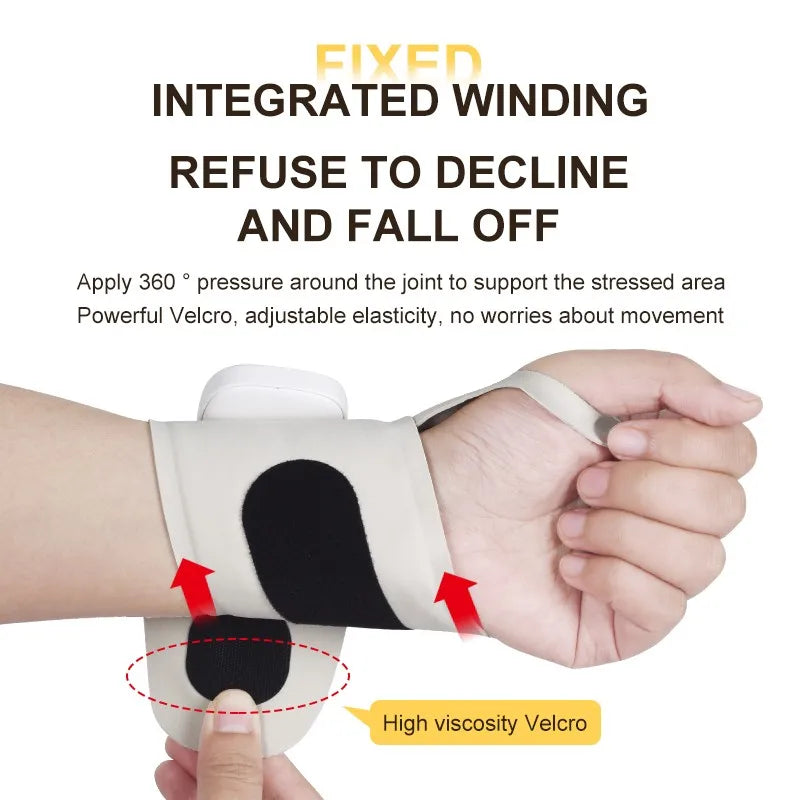 CAMMUO Electric Wrist Massager – 8 Modes, USB Rechargeable Electric Wrist Massager HIP