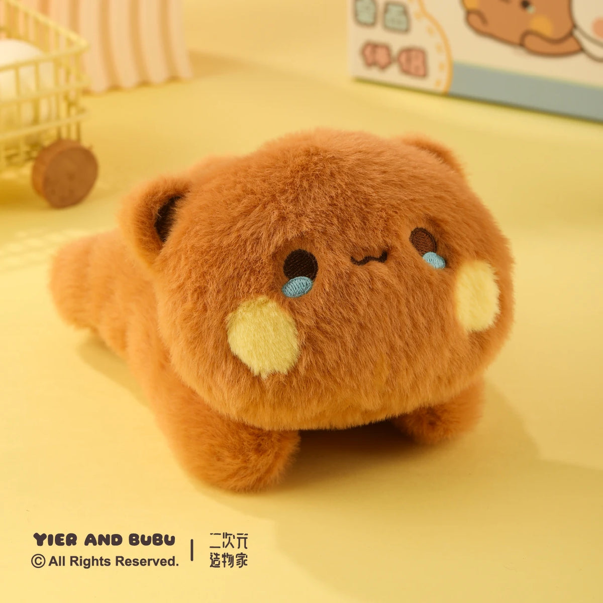 Panda Bubu & Dudu Plush Wrist Rest – Cute Desk Companion Plush Desk Toy HIP B