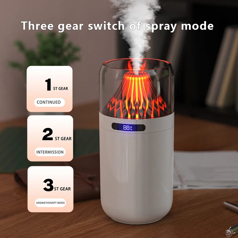 Volcano Mini USB Humidifier | Aromatherapy & Night Light Mini USB Humidifier HIP