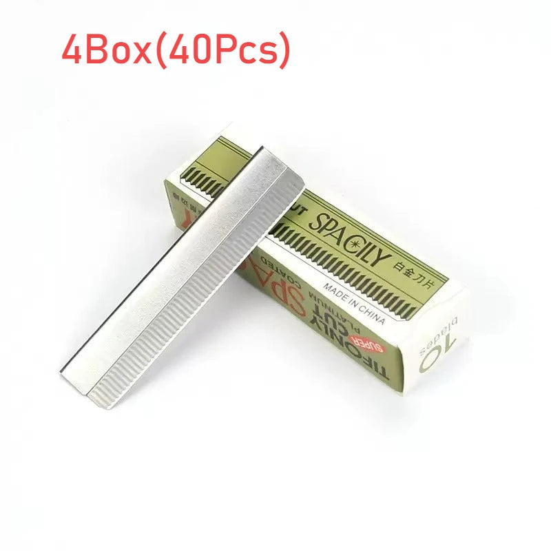 RUZOFO Eyebrow Razor & Face Shaver – 10-Pack Stainless Steel Eyebrow Razor Set HIP C629-40pcs