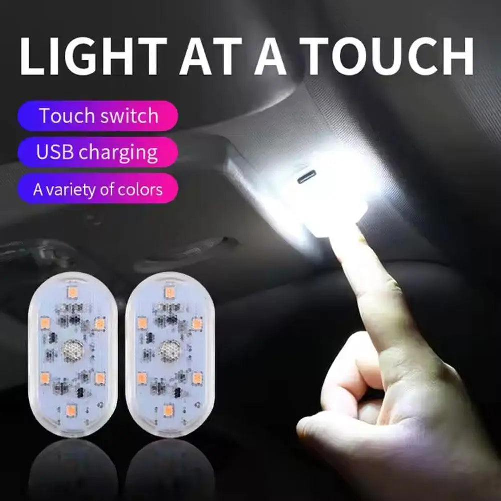 Universal Vehicles Multicolor Atmosphere Lamp Car Touch Control LED Ambient Light Interior Decoration Lighting Accessories HIP