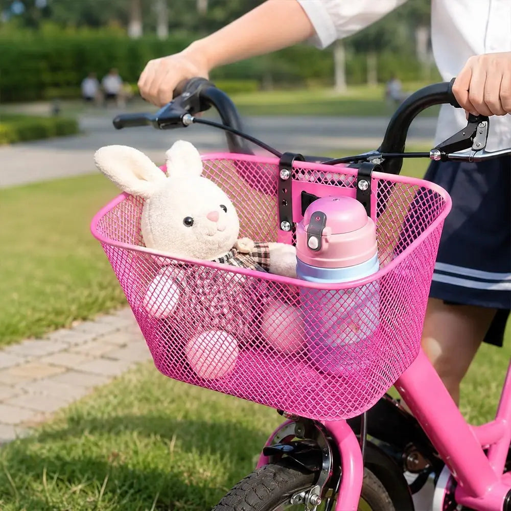 Adjustable Metal Bike Rear Mesh Basket – 12 to 20 Inch Bike Rear Basket HIP