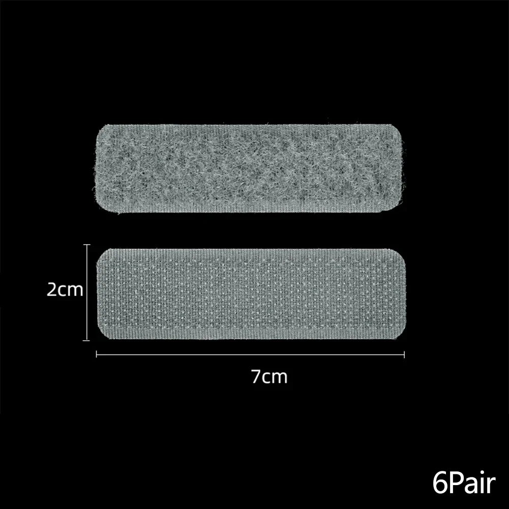 Double Sided Nylon Super Strong Hook Loop Buckle Self-adhesive DIY Adhesive Tape Carpet Fixing Sewing Supplies Clothing Home Use HIP 12 70mm