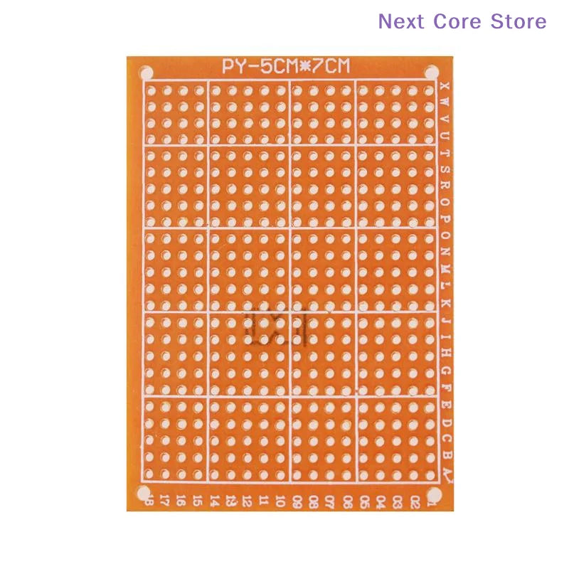 10-Piece PCB Perfboard Prototype Kit – 5×7cm, 432 Holes PCB Prototype Board HIP