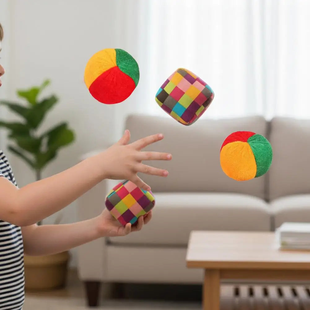 6pcs Funny Sandbag Throwing Game Mini Sandbags Rice Husks Sandbags And Balls Children's Kindergarten Competition Outdoor Toys HIP