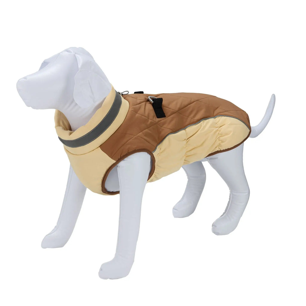 Winter Cotton Dog Jacket with D-Ring | Small to Large Dogs Dog Winter Jacket HIP