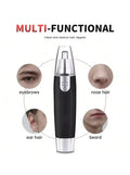 Electric Nose & Ear Hair Trimmer – Painless, Men & Women Nose & Ear Trimmer HIP black