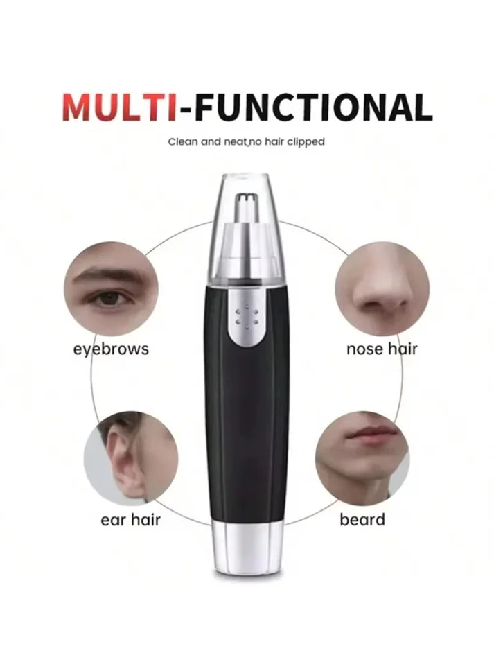 Electric Nose & Ear Hair Trimmer – Painless, Men & Women Nose & Ear Trimmer HIP black