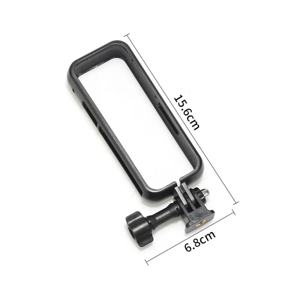 PC Frame Cage for Insta360 X4 & X5 – 1/4 Screw Mount Action Camera Case HIP for Insta360 X4