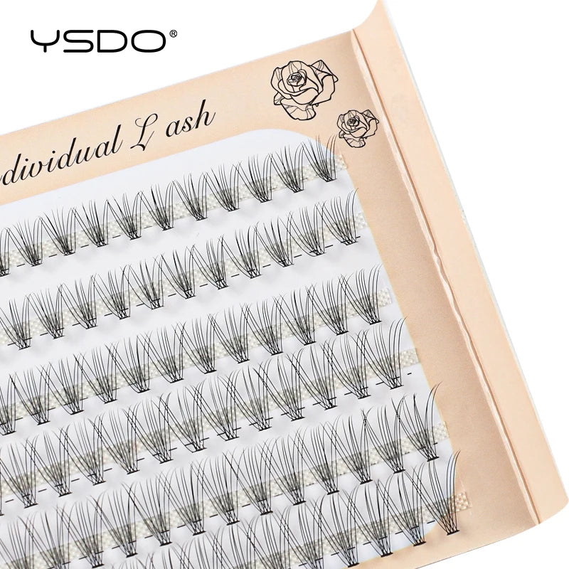 120 Bundles Eyelash Extension Volume Natural Russian Faux Cils 6 Rows False Lashes Individual 10/20/30D Cluster Eyelashes Makeup HIP