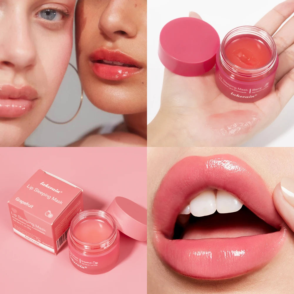 20g Moisturizing Lip Mask Night Sleeping Lips Care Maintenance Fades Lip Lines Relieves Lipitis Lip Care Products HIP