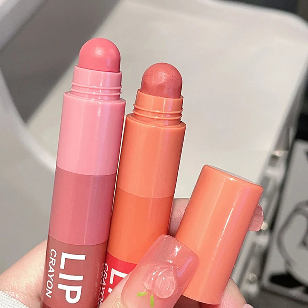 Gege Bear 4-in-1 Velvet Matte Crayon Lipstick – Long Wear Matte Crayon Lipstick HIP
