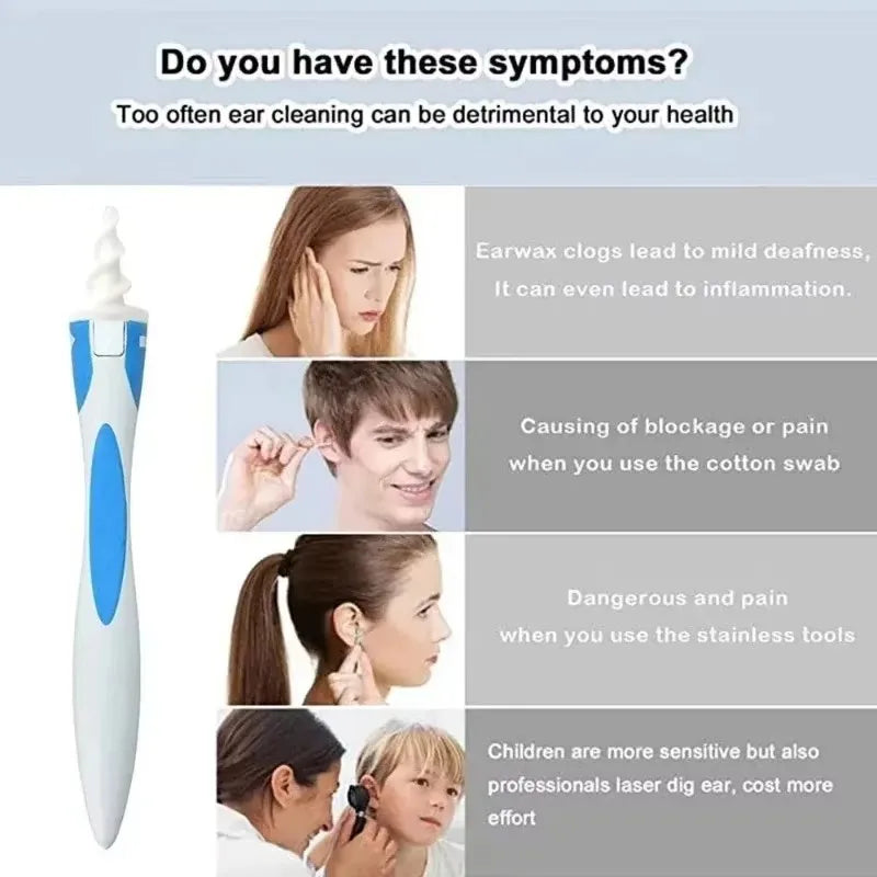 Spiral Ear Wax Remover Tool – 16 Silicone Heads | RUZOFO Ear Wax Remover HIP