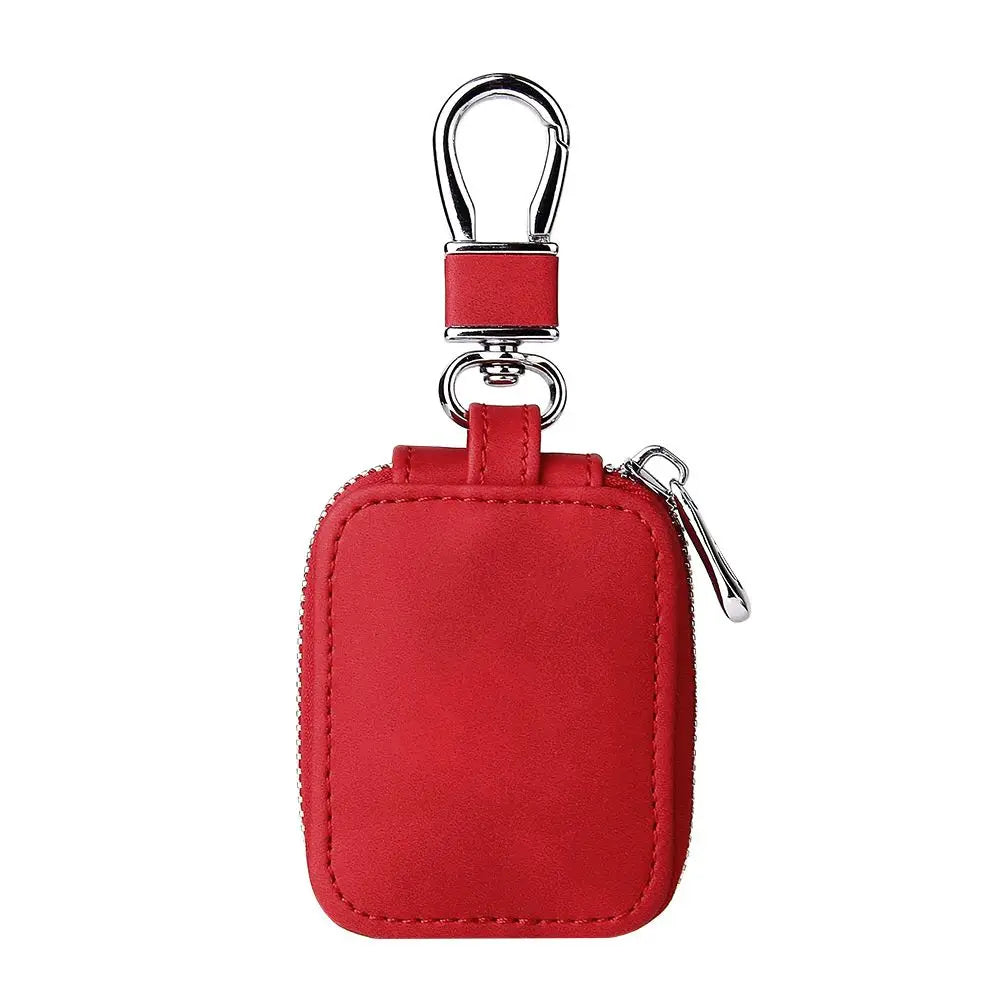 Leather AirPods Pro Case – Shockproof Anti-Lost Cover 1 2 3 Earphone Protective Case HIP red