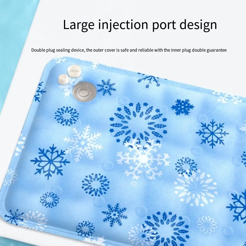 Cool Pet Cooling Mat Self Added Water Ice Gel Dog Cat Sleeping Pad Durable Moisture-proof Dog Cold Bed Mat For Small Big Dogs HIP