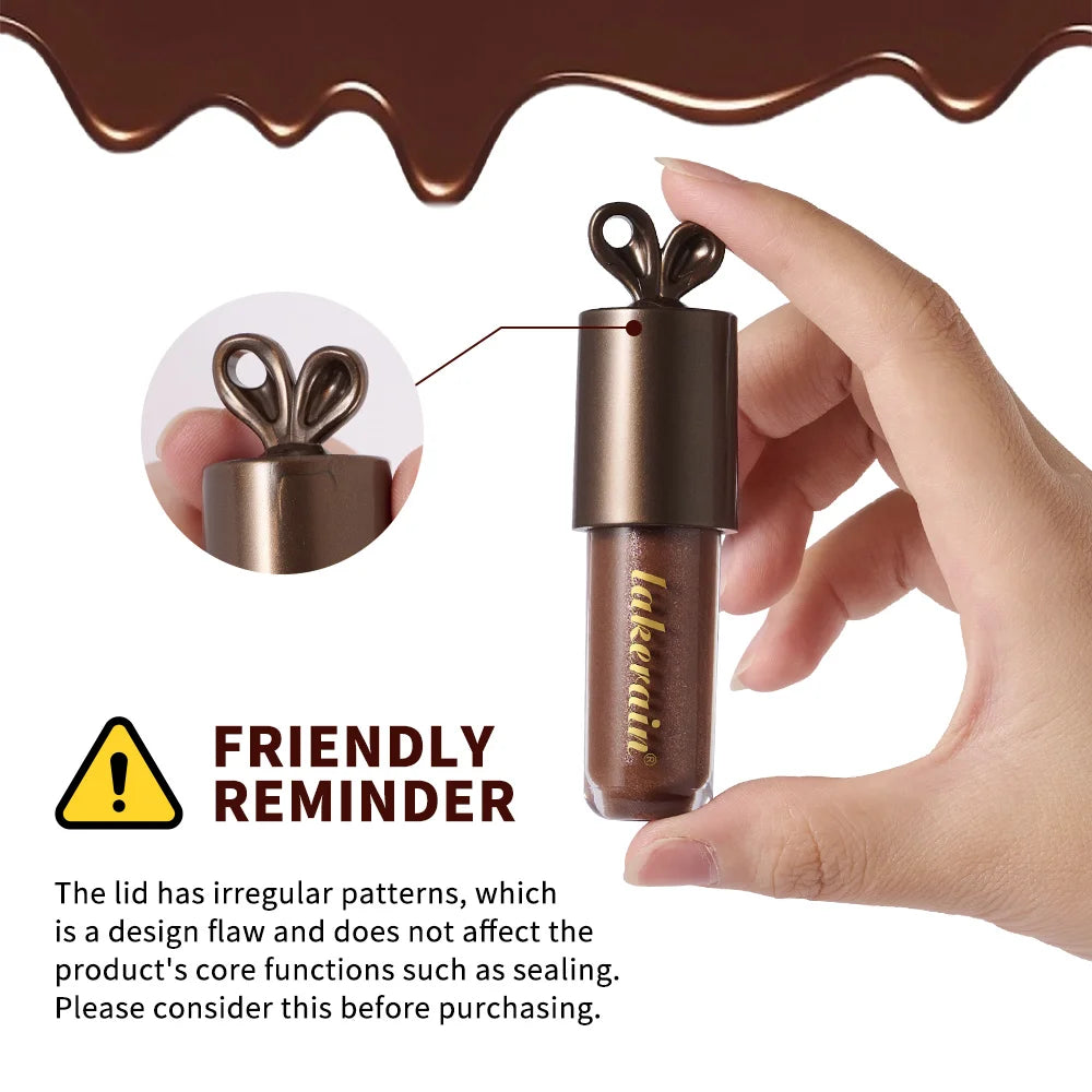 Lip Gloss Long lasting Moisturizing with Bunny Keychain Lip Stain LIPPY BUNNY Plump Lips Chocolate Glow Cosmetics Makeup HIP
