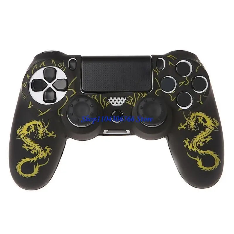 Silicone Controller Skin Cover & Anti-Slip Thumb Grip Caps Controller Silicone Skin HIP