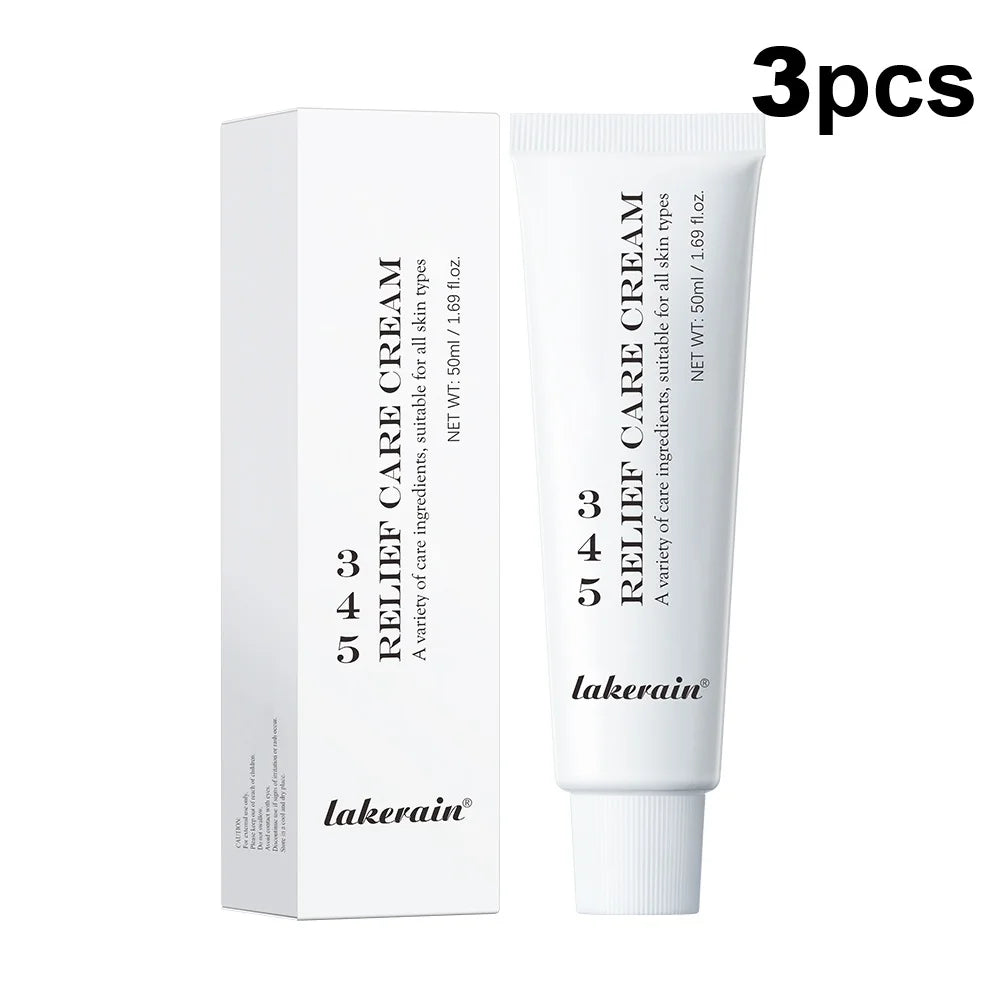 345 Relief Cream Comprehensive solution to skin problems Anti-sugar and antioxidant Brightening skin Improving acne marks Moistu HIP 3pcs