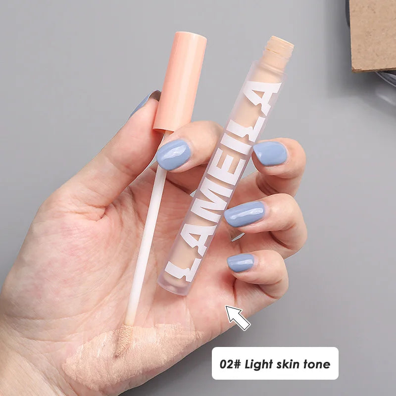 3 Colors Liquid Concealer High Covering Moisturizing Oil Control Foundation Invisible Pores Dark Circles Freckle Face Makeup HIP C02