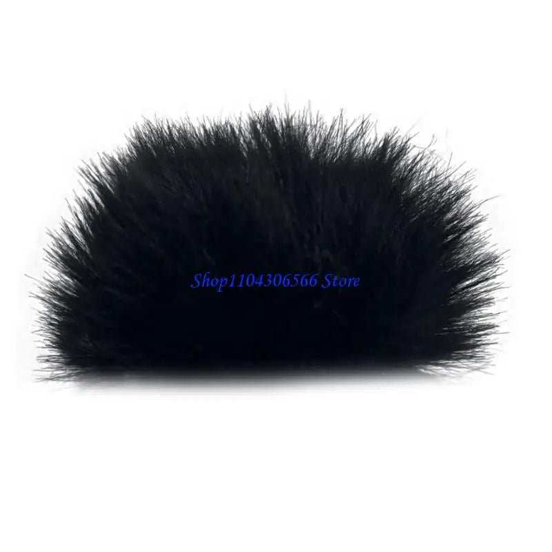 Furry Windscreen for RODE Wireless GO 3 Lapel Mic Microphone Windscreen HIP Black CN