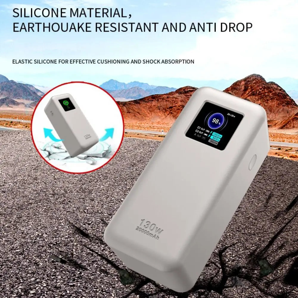 Silicone Case with Handle for UGREEN Nexode 20000mAh 130W Power Bank Case HIP