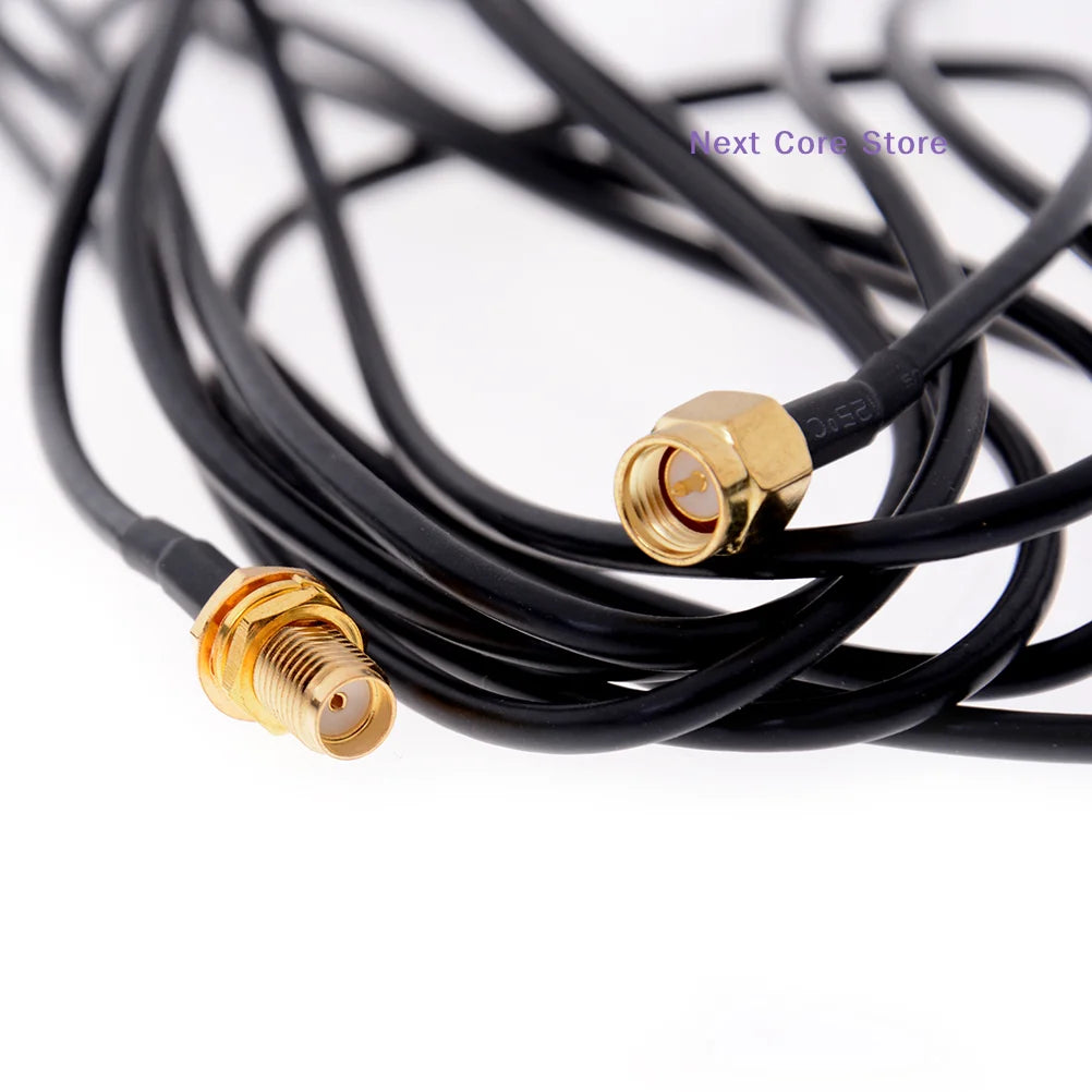 SMA Male to Female RG174 Coax Extension Cable – 10ft, 50Ω Coaxial Extension Cable HIP