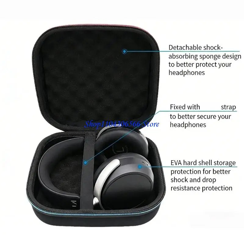 Shockproof EVA Headphone Case for HDB630 | Scratch Resistant Headphone Carry Case HIP CN