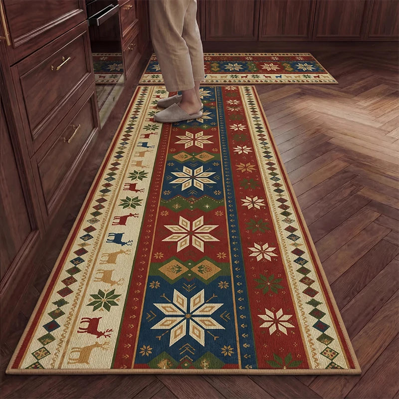 Kitchen Floor Mat – Stain-Resistant Soft Loop Fleece Rug Kitchen Floor Rug HIP GU5973-QD 1pc(50x80cm 50x120cm